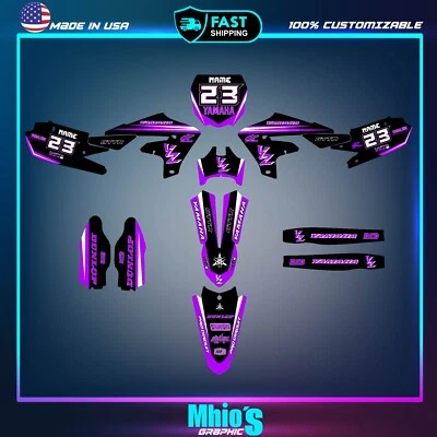 Kit Grafica per Yamaha YZ450F (2018 - 2022) YZ250F (2019 - 2023) - Immagine 1 di 4