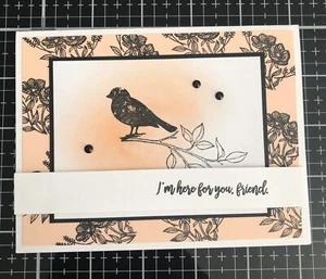 Card Set Of 4 Stampin Up Bird FRIEND Any Occasion - Picture 1 of 2