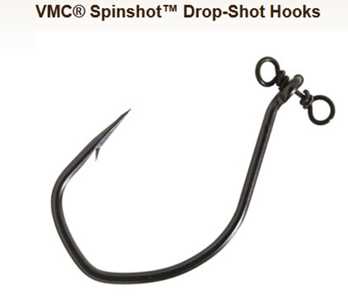 AMI VMC 7119SH  Spinshot Drop Shot Hooks   speciale Drop Shot Black Bass - Immagine 1 di 1