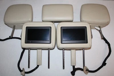 Infiniti QX60 JX35 2013-2017 genuino OEM reposacabezas delanteros + traseros beige/bronceado Foto 1 de 4