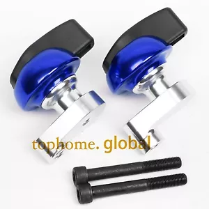 For Suzuki GSXR1000 2007-2008 K7 K8 CNC Frame Sliders Crash Pads Left Right Blue - Picture 1 of 5