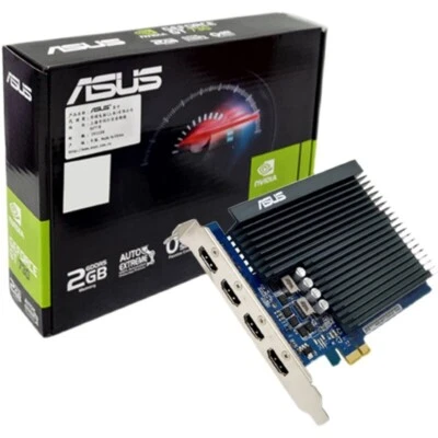 GT730-4H-SL-2GD5 ASUS NVIDIA GeForce GT 730 2 GB GDDR5 Graphics Card - Image 1 of 4