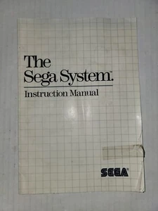 The Sega Master System Console Instructions Manual ONLY Insert Authentic  - Picture 1 of 2