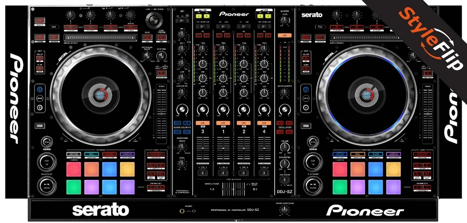 Recubrimiento Pioneer DDJ-SZ | Negro | Calcomanía protectora | StyleFlip Skins Foto 1 de 1