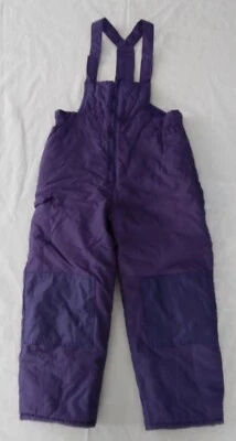 Girls Snow Bibs Snow Pants Toddler Kids Size XS 4/5 Circo Purple - Image 1 of 4