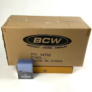 (1000) BCW 3x4 Regular Trading Card Toploaders Rigid Cases Top Loaders Case - Picture 1 of 1