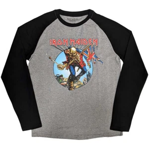 Iron Maiden - Trooper Burst - Raglan Baseball Jersey t-shirt - Picture 1 of 1