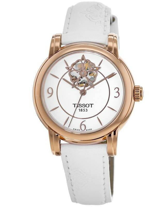 New Tissot T-Classic Lady Heart Rose Gold Women's Watch T050.207.37.017.04