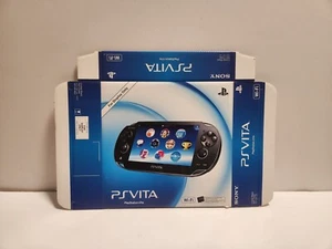 Sony PlayStation Vita Wifi Console Display Box ONLY Unfolded Box Flat - Picture 1 of 2