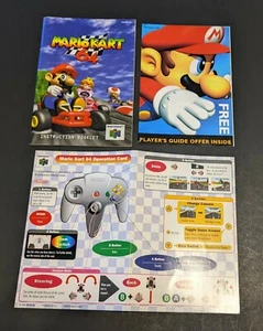 Anleitung Manual Booklet + Beilagen für Mario Kart 64 Nintendo N64 Top Zustand - Bild 1 von 3
