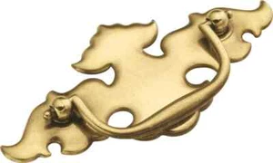 Manor House Pull 3" Center to Center Lancaster Hand Polished 252-LP Chippendale - Picture 1 of 6