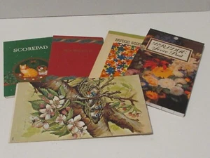 (5) Vintage Bridge Score Pads/Books - Bild 1 von 8