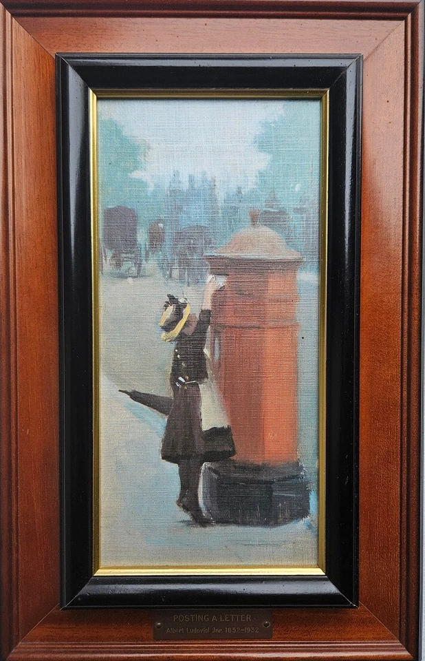 Stephen Selby  -   POSTING A LETTER by Albert Ludovic Jnr (1852-1932) - Image 1 of 4
