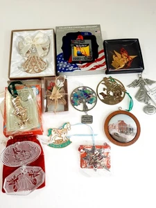 Vtg Christmas Ornament Lot Norman Rockwell Dr Seuss Jane Alcott More 13 Total  - Picture 1 of 13