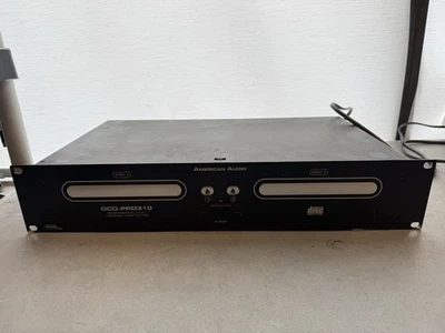 Reproductor de CD doble American Audio DCD-PRO310 DJ, solo componente del reproductor ~ funciona bien Foto 1 de 4