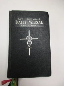 New Saint Joseph Daily Missal and Hymnal 1966 Catholic Prayer Book - Picture 1 of 8