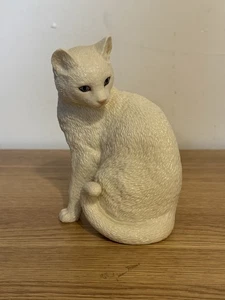 Estatuilla escultura gato curioso hecha a mano Lenox Admiration excelente estado - Imagen 1 de 5