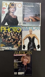 VTG Lot Of 5 American Photographer Photo Magazine Issues 80’ 90’ New Wave Art - Picture 1 of 13