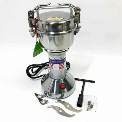 Moongiantgo Elektrische Getreidemühle 150g Gewürzmühle Edelstahl, Kommerzieller - Bild 1 von 4