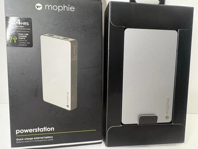 Mophie Gray Powerstation 24 Hour Quick Charger External Battery 6000 mAh NIB - Image 1 of 4