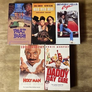 Retro Comedy VHS Lot - Coolio, Eddie Murphy, Will Smith, & More - FREE SHIPPING - Picture 1 of 8
