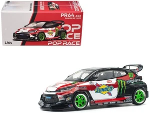 1/64 POP RACE PR64-106 TOYOTA PANDEM GR YARIS #87 Daigo Saito SEALED - Picture 1 of 2