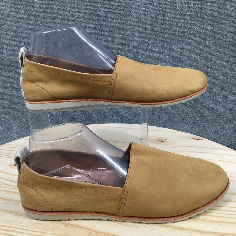 Sorel Zapatos Mujer 11 Ella Mocasines Planos Cuero Tostado Informales Sin Cordones NL3211-224 Foto 1 de 4