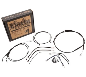 Kit de cables de control Burly barras negras de 12" (B30-1106) - Imagen 1 de 1
