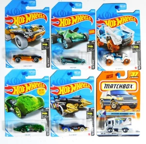 Hot Wheels & MB - HW Space Komplettsatz 1-5 & MB Mission Scherenwagen 6 Stück. - Bild 1 von 8