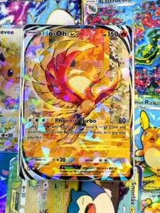 Ho-Oh EX pocket app handmade card tcg full art Wisdom of sea and sky Set - Picture 1 of 2