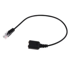 Duales 3,5 mm auf Stecker RJ9 Telefonstecker Adapterkabel für PC Telefone, - Afbeelding 1 van 7