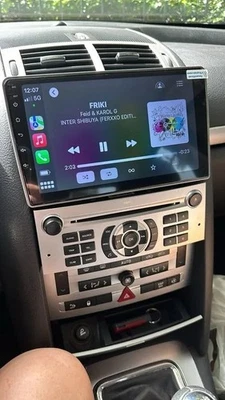 Autoradio Android 14 Peugeot 407 407CC SW 2004-2011 CarPlay GPS Navi DVD Bluetoo - Immagine 1 di 4