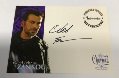 2005 Charmed Conversations Card Autographed Card A-6 Oded Fehr As Zankou - Image 1 of 3