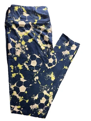 Nuevas Leggings LuLaRoe For The Win Fútbol/Fútbol Europeo Talla TC (12-18) NUEVAS CON ETIQUETAS Foto 1 de 4