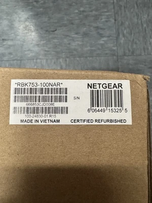 NETGEAR Orbi RBK753 AX4200 4.2Gbps Whole Home Tri-Band Mesh Wi-Fi REFURBISHED - Image 1 of 4