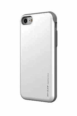 Funda protectora de silicona Mercury Slide ranura para tarjeta para iPhone 7/8 y SE 2ª generación negra Foto 1 de 4
