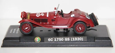 METRO USATO 1:43 DIE CAST AUTO ALFA ROMEO 6C 1750 GS 1930 ROSSO EDI 1 ALFA - Immagine 1 di 4