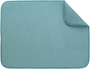 Microfiber Dish Drying Mat Teal - Picture 1 of 5