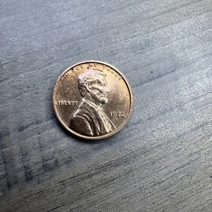 1972 S Lincoln Memorial Penny United States NM One Cent Coin Error - Picture 1 of 5