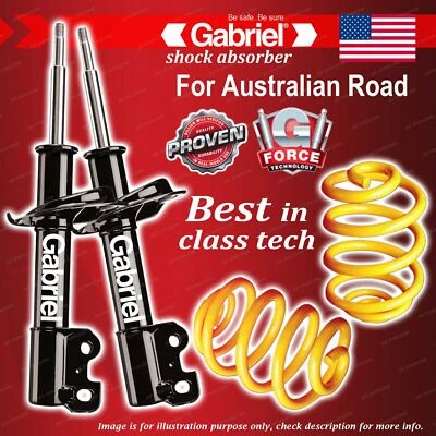 Front Gabriel Ultra Strut Shocks + Lowered Coil for Ford Laser KA KB KC KE 81-90 - image 1 of 2