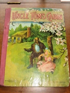Uncle Tom's Cabin 1916 Young Folks Ed Harriet Beecher Stowe HC Illustrated Antiq - Picture 1 of 8