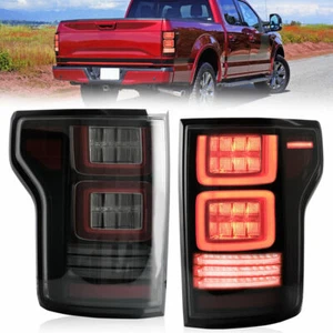 Conjunto de luces traseras LED de humo para Ford F150 F-150 2015-2020 2019 luces traseras 2x - Imagen 1 de 13