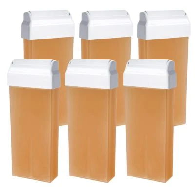 HOLIDAY DEPILATORI Wachspatrone Sugaring Natural Extra Strong großem Roller 100 ml 6 Stück