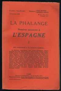 Die PHALANX gewidmet SPANIEN Toledo Don Quijote gegen Karl Marx 1936 E.O. - Bild 1 von 12