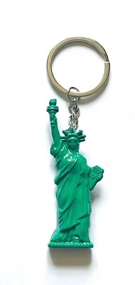 Statue Of Liberty Keychain Heavy Metal Made Souvenir Gift New York City Skyline - Image 1 of 4