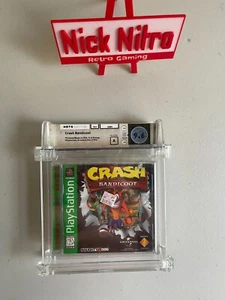 Crash Bandicoot PS1 Playstation WATA 9.6 A New Sealed Graded RARE greatest hits - Picture 1 of 4