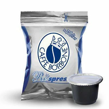 CAFF BORBONE 100 capsule caffè Borbone Respresso Blu compatibili Nespresso