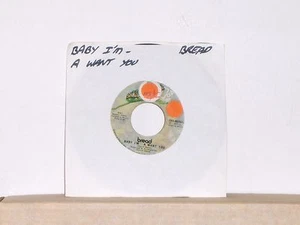 Bread - Baby I'm A Want You / Truckin - 45 rpm  Single Record - Picture 1 of 3