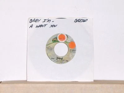 Bread - Baby I'm A Want You / Truckin - 45 rpm  Single Record - Image 1 of 3