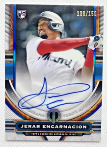 2023 Topps Tribute Blue /150 Jerar Encarnacion #TA-JE Rookie Auto RC - Picture 1 of 2